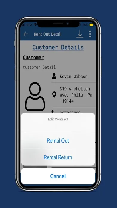 Rental Contract应用截图