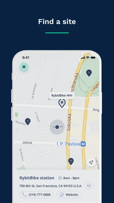 Screenshot di Rybit Delivery US
