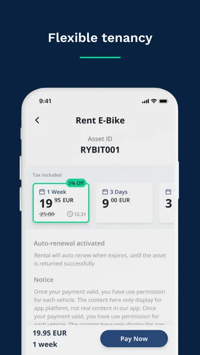 Screenshot di Rybit Delivery US