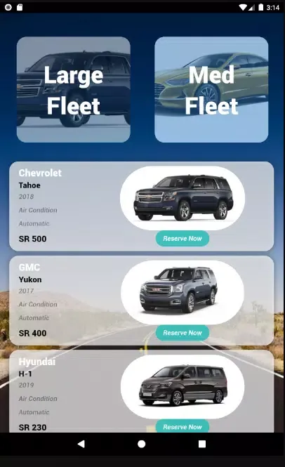 Captures d'écran de Yahma Rent a Car