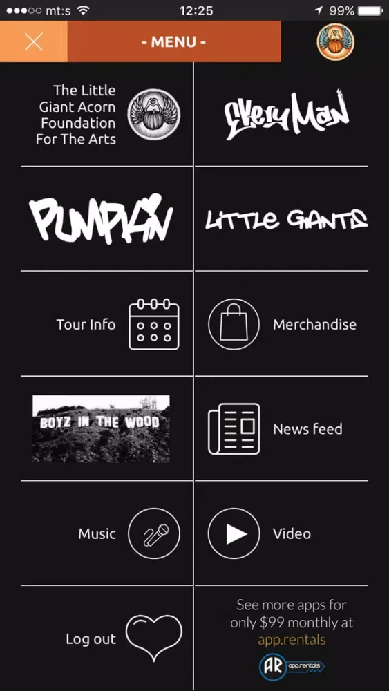 Capturas de tela do The Little Giant Acorn Foundation