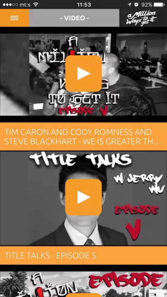 Capturas de pantalla de Million ways podcast