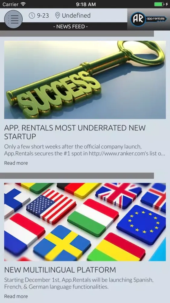 Скриншоты App Rentals
