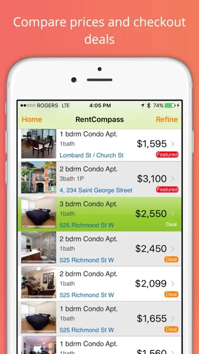 Rent Compass Apartment Finder應用截圖