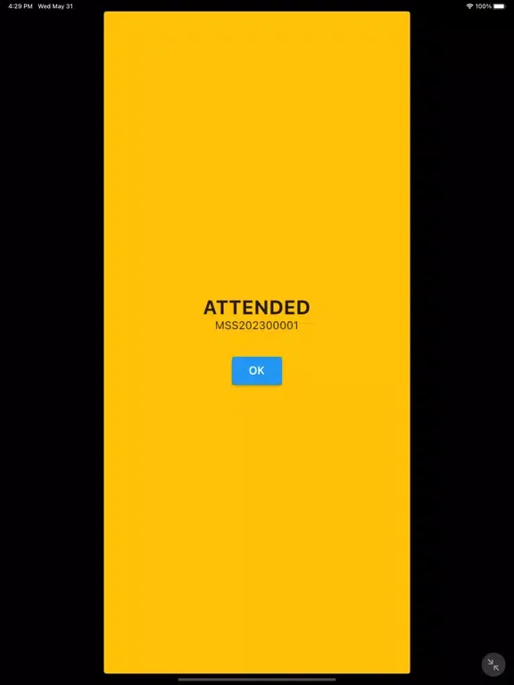 Rentech e-Reg Attendance iPad  Screenshots