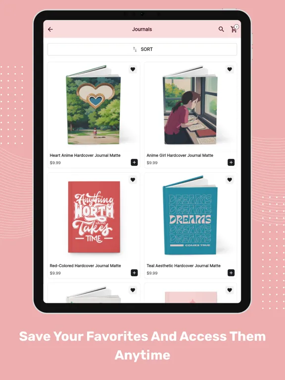 Capturas de pantalla de Mimune Shop iPad 