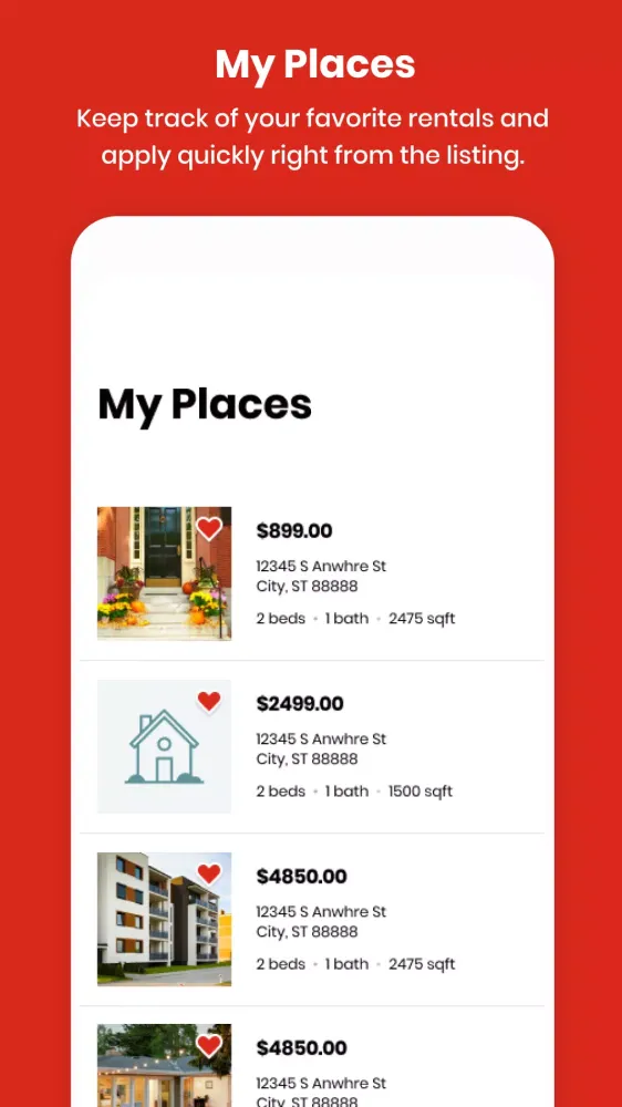 Ảnh chụp màn hình của Rentler