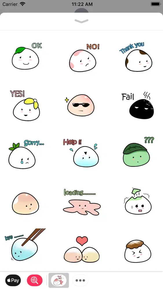 Mochimochi Sticker स्क्रीनशॉट
