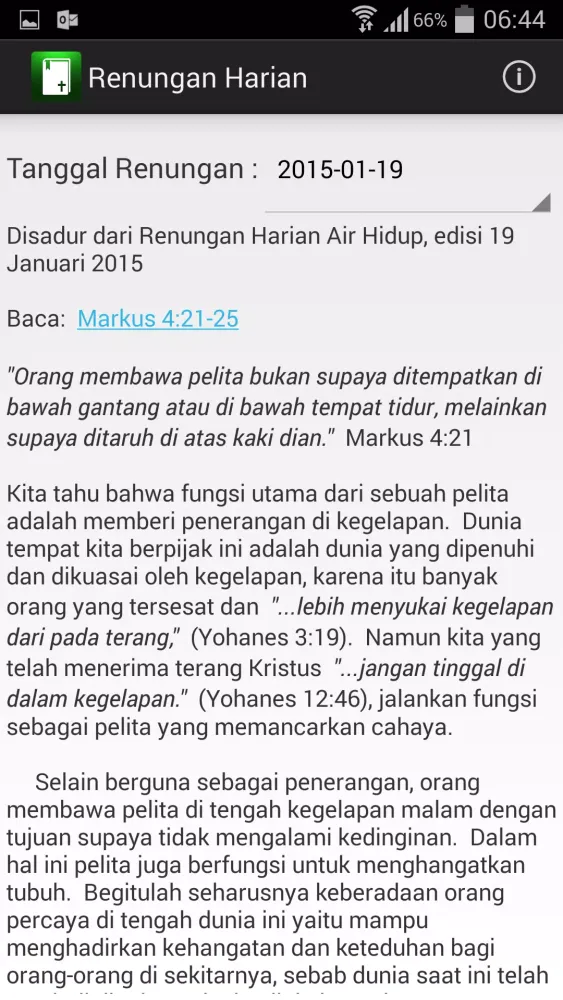 Renungan Harian Kristen Screenshots