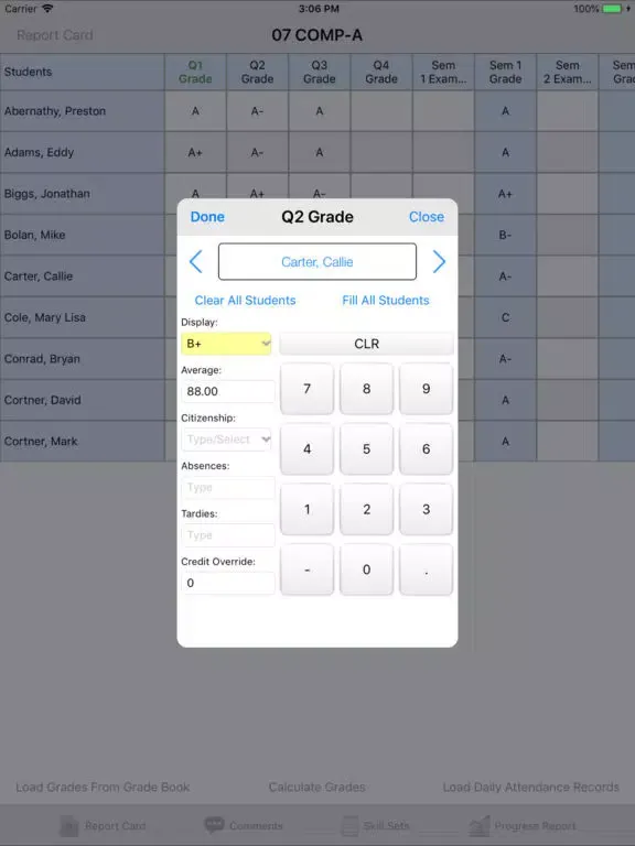 Ảnh chụp màn hình của RenWeb Staff HD iPad 