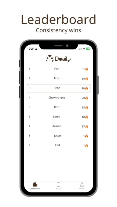 Ảnh chụp màn hình của Doaily: Gamified To-Do List