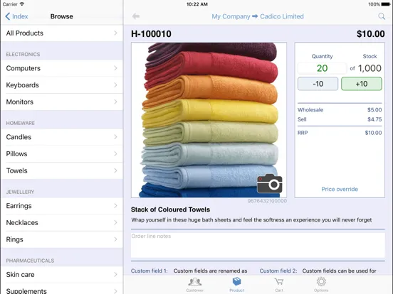 SaleMaker iPad  Screenshots