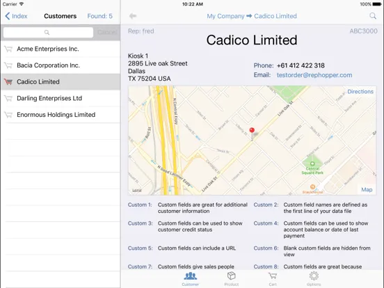 SaleMaker iPad  Screenshots