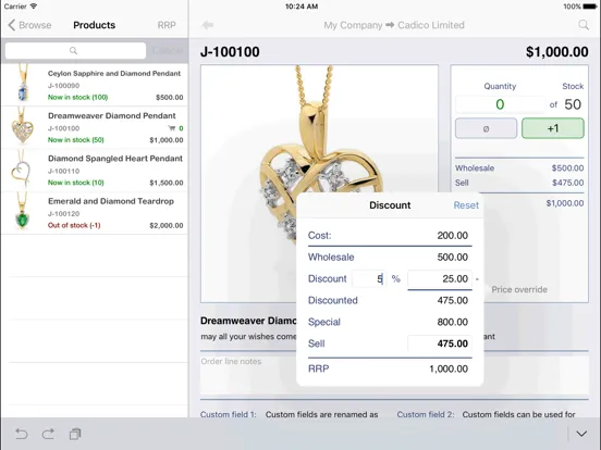 SaleMaker iPad  Screenshots