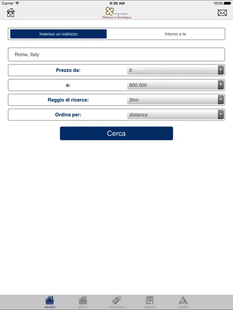 تصاویر Abitare in Sardegna Serv Imm iPad 