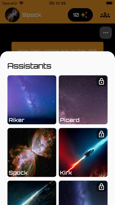 Capturas de tela do Trekkie - AI Assistant