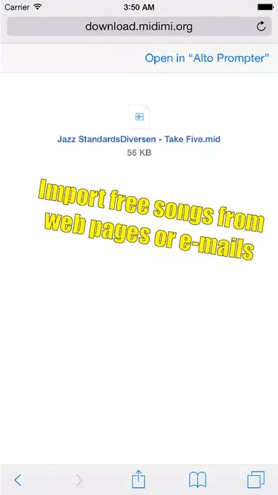 Alto Sax Prompter应用截图