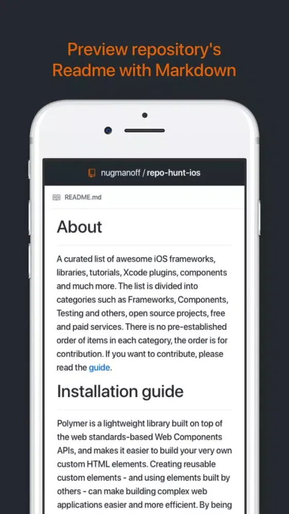 Repo Hunt - explore GitHub’s trending repositories应用截图