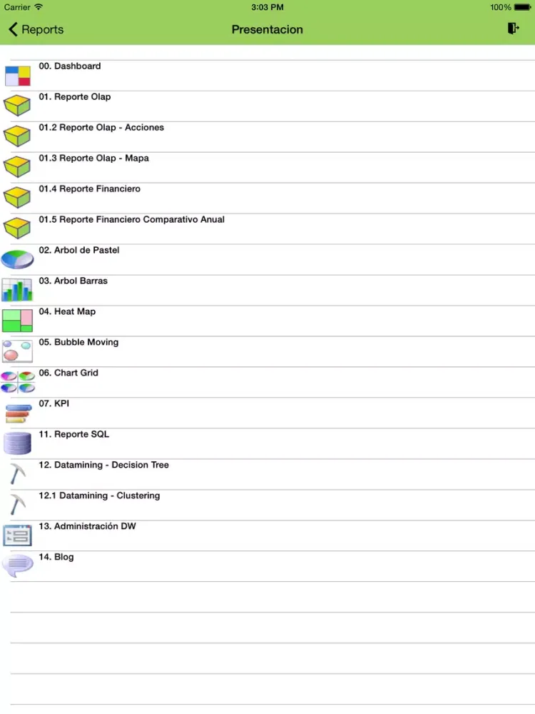 Report Portal Mobile iPad 應用截圖