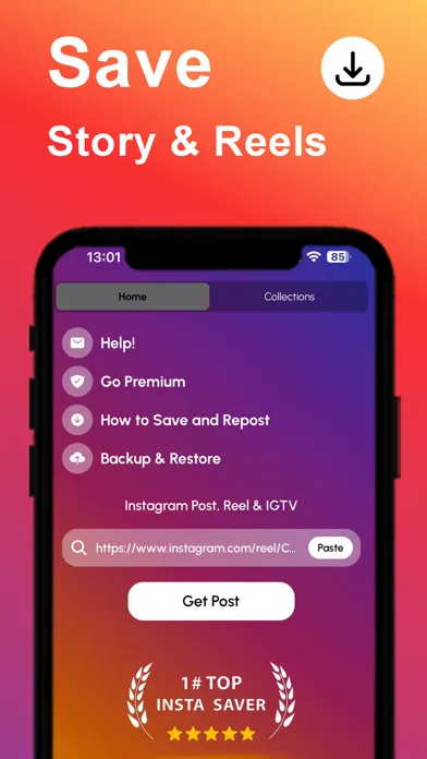 InSaver : Story, Videos, Reels应用截图