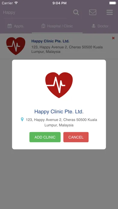 Ảnh chụp màn hình của Encore Med