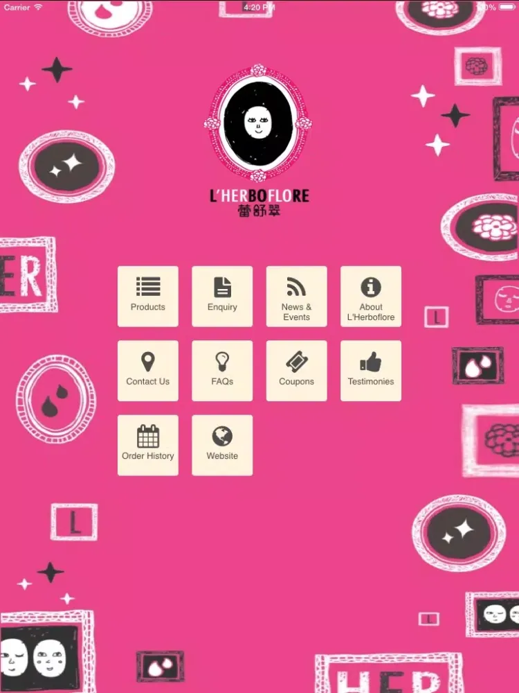 L'HERBOFLORE iPad  سکرین شاٹس
