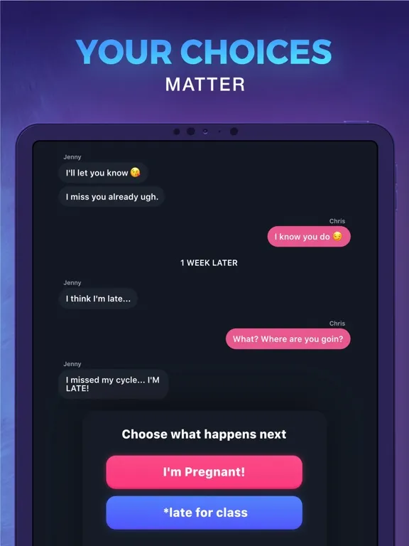 Lure: Interactive Chat Stories iPad  سکرین شاٹس