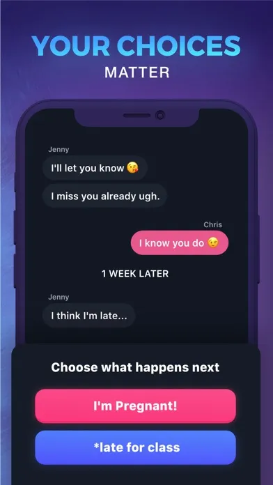 Lure: Interactive Chat Stories سکرین شاٹس