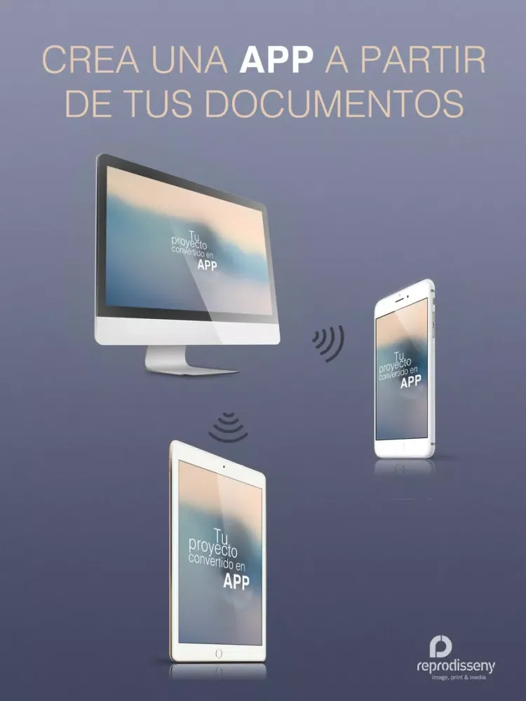 Ảnh chụp màn hình của Repro Disseny iPad 