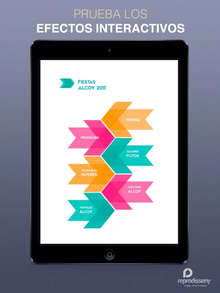 Ảnh chụp màn hình của Repro Disseny iPad 