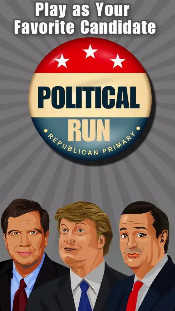 Political Run - Republican Primary (Ad Free) - 2016 Presidential Election Trivia应用截图