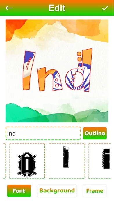 Ảnh chụp màn hình của Independent Day Letter Maker