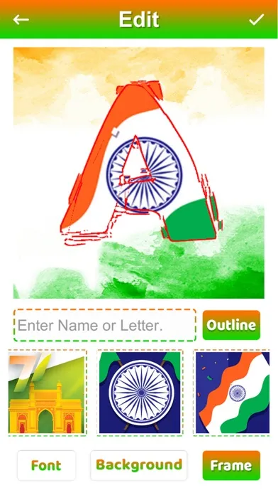 Ảnh chụp màn hình của Independent Day Letter Maker