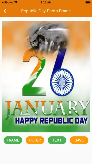 Republic Day Photo Frame 2024 Ekran Görüntüleri