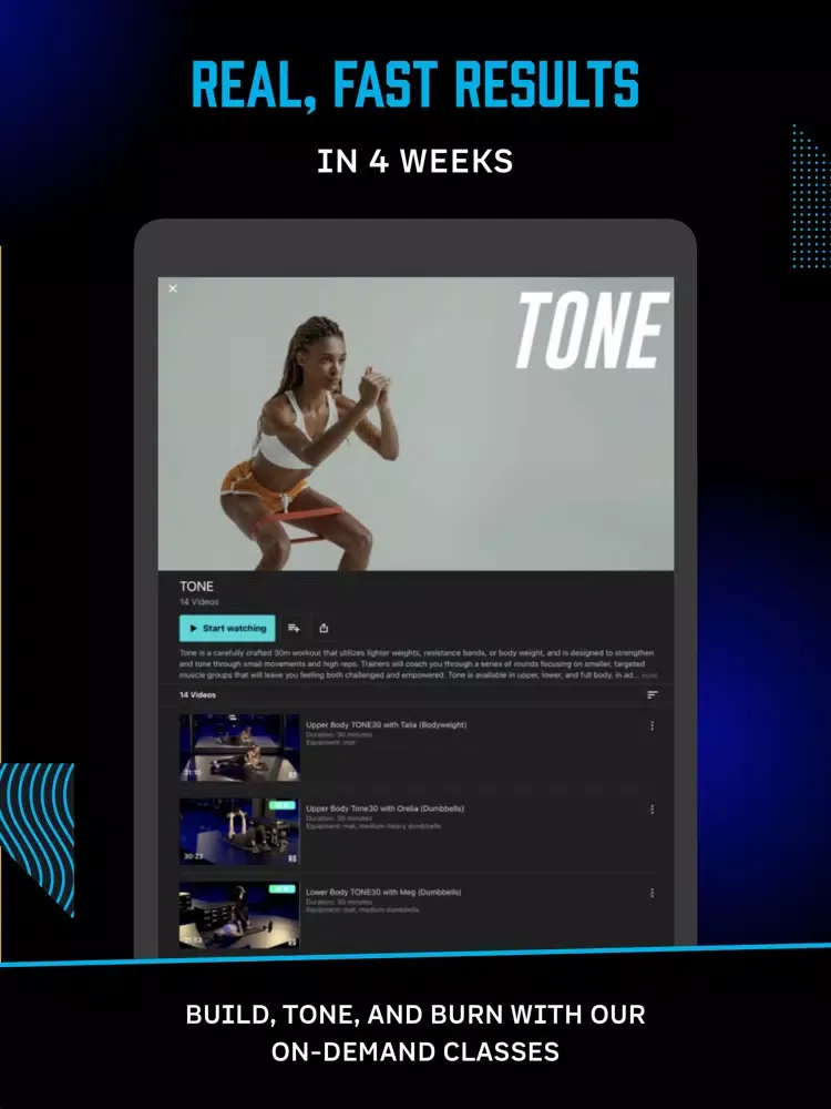 Capturas de pantalla de Reps: Strength Fitness Classes iPad 