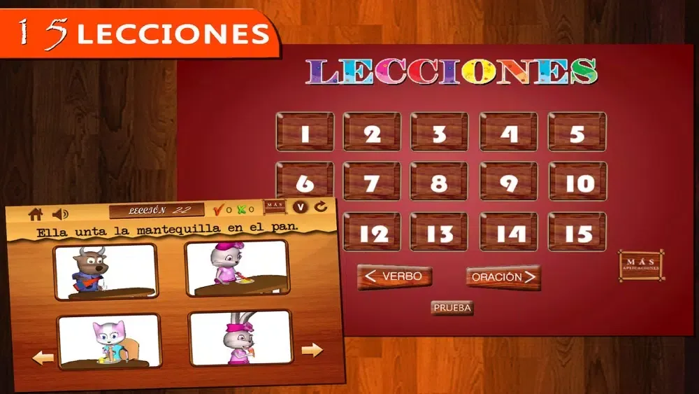 Verbos para niños-Parte 2- Aprende Español gratis: Learn Spanish speaking verbs for kids Free スクリーンショット