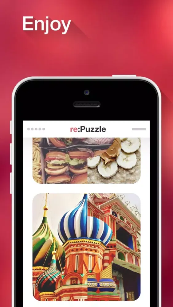 Capturas de tela do re:Puzzle - Funny Faces for Instagram