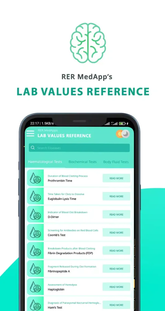 Lab Values References Ekran Görüntüleri