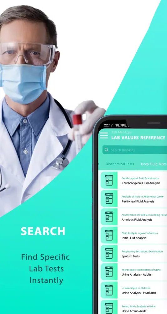 Lab Values References Ekran Görüntüleri