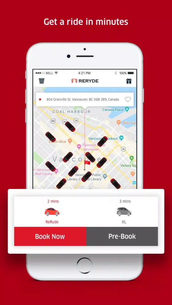 ReRyde: Safe & instant rides Screenshots