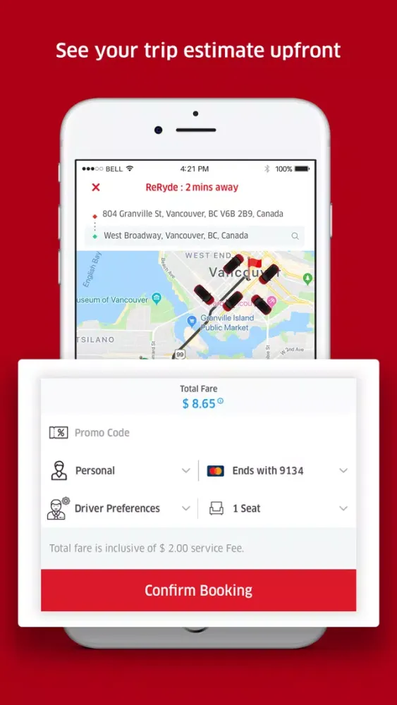 ReRyde: Safe & instant rides Screenshots