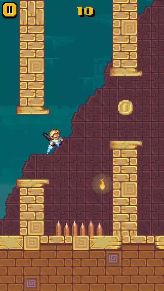 ภาพหน้าจอของ Flappy Kid: Dungeons
