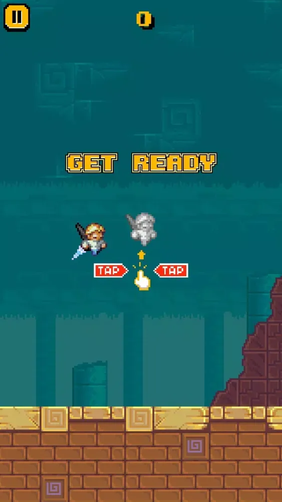 ภาพหน้าจอของ Flappy Kid: Dungeons