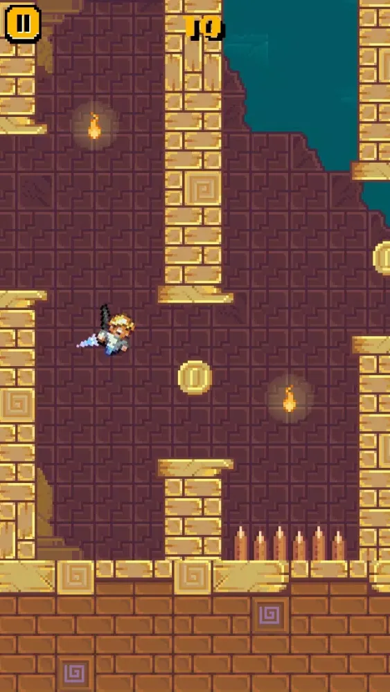 ภาพหน้าจอของ Flappy Kid: Dungeons