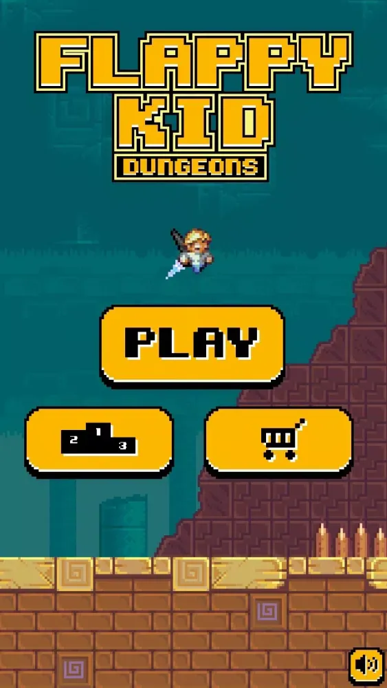 ภาพหน้าจอของ Flappy Kid: Dungeons