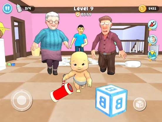 Hide Daddy: Survivor Rescue iPad 应用截图