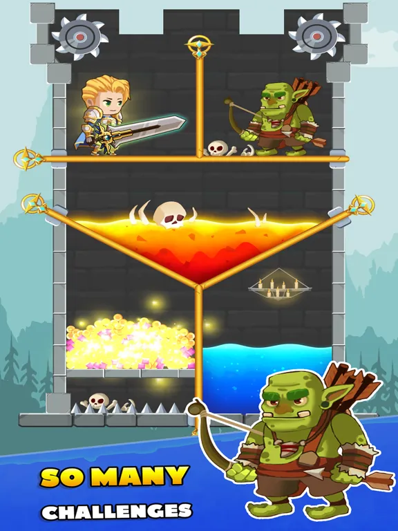 Rescue Hero - Pull The Pin iPad  স্ক্রিনশট