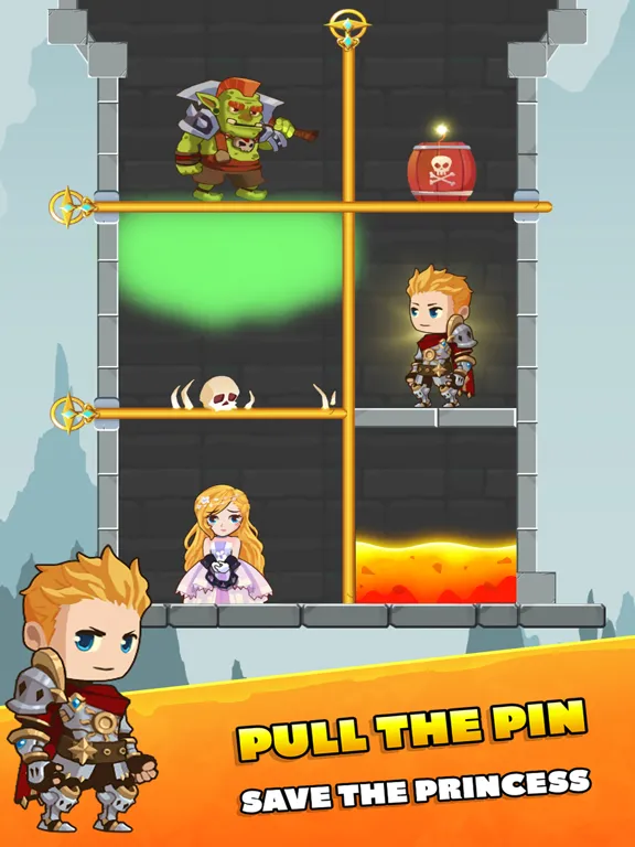 Rescue Hero - Pull The Pin iPad  স্ক্রিনশট