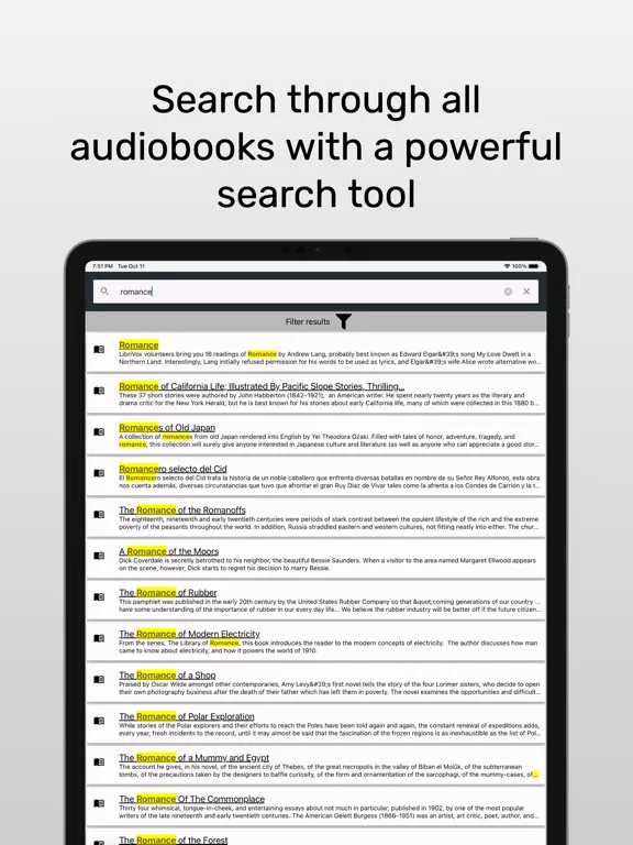 LibriVox Audiobooks - zLibrary iPad  Ekran Görüntüleri