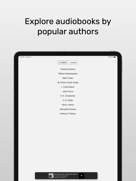 LibriVox Audiobooks - zLibrary iPad  Ekran Görüntüleri